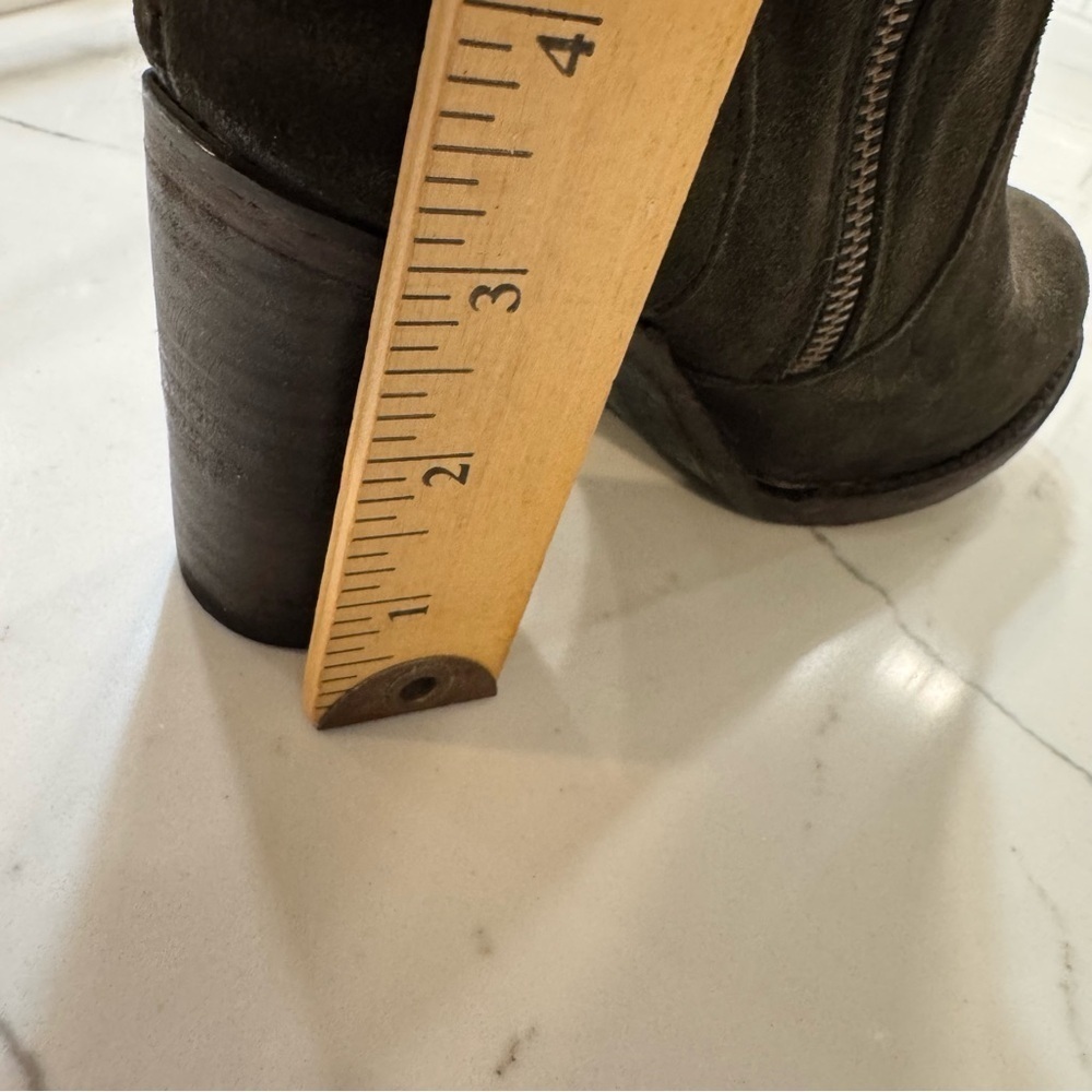Freebird Holland Olive Suede Leather Boots 7 - Picture 12 of 12